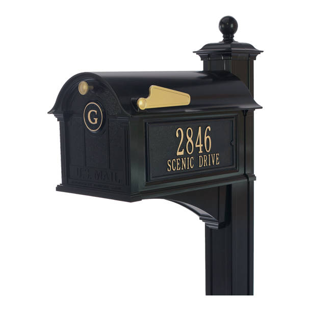 Balmoral Post Mounted Mailbox & Reviews Birch Lane